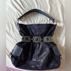 Elegant Navy Blue Women's Bag